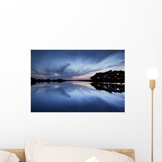 Hatchet Pond at Twilight, New Forest National Park Wall Mural