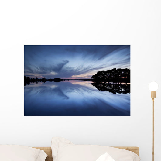 Hatchet Pond at Twilight, New Forest National Park Wall Mural
