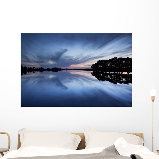 Hatchet Pond at Twilight, New Forest National Park Wall Mural