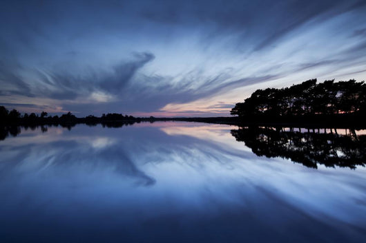 Hatchet Pond At Twilight, New Forest National Park Wall Decal