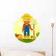 Farmer Farm Wall Decal