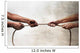 black ethnicity hands pulling rope against white Caucasian race Wall Mural