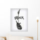 Scribble Rock guitar Wall Decal
