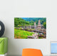 Big Buddha statue with stone monument in Korea Wall Mural