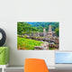 Big Buddha statue with stone monument in Korea Wall Mural