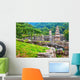 Big Buddha statue with stone monument in Korea Wall Mural