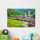 Big Buddha statue with stone monument in Korea Wall Mural