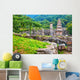Big Buddha statue with stone monument in Korea Wall Mural