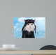 Cat In A Suit Against The Sky Pilot Wall Decal