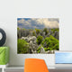 Stone forest Shi Lin. National park in Yunnan province, China Wall Mural