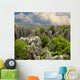 Stone forest Shi Lin. National park in Yunnan province, China Wall Mural