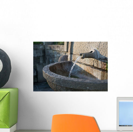 Water fountain detail Wall Mural