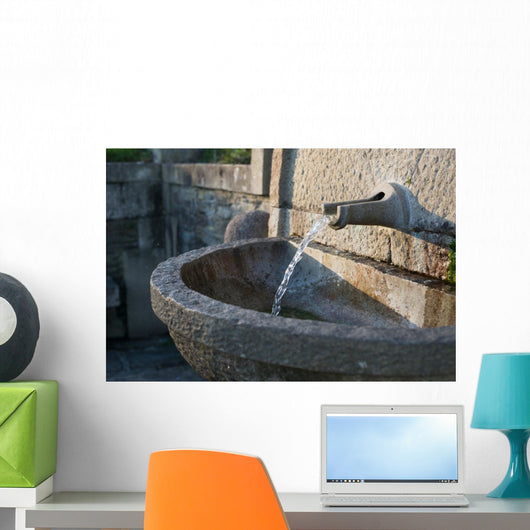 Water fountain detail Wall Mural