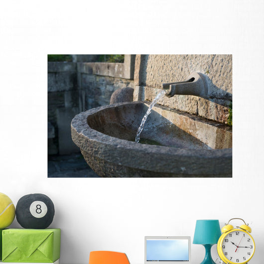 Water fountain detail Wall Mural