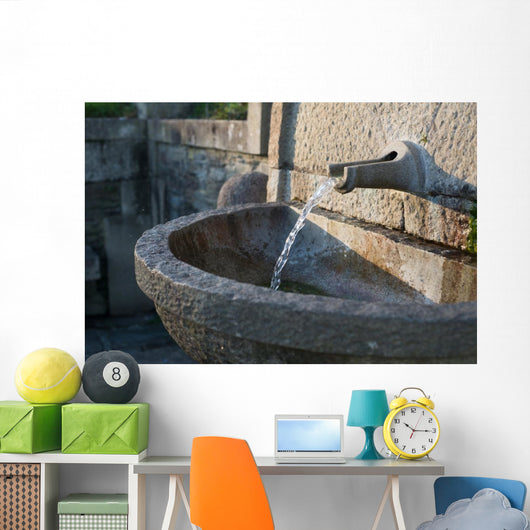 Water fountain detail Wall Mural