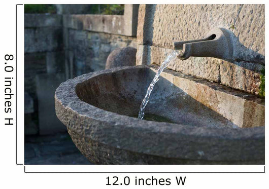 Water fountain detail Wall Mural