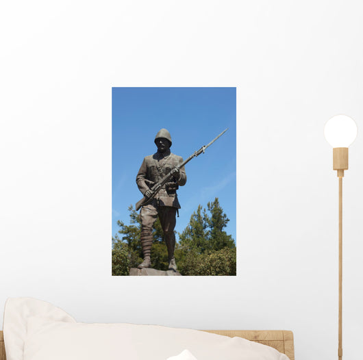 Statue of a Turk Unknown WWI Soldier Wall Mural