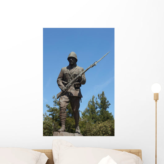 Statue of a Turk Unknown WWI Soldier Wall Mural