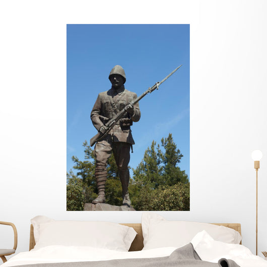 Statue of a Turk Unknown WWI Soldier Wall Mural