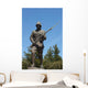 Statue of a Turk Unknown WWI Soldier Wall Mural