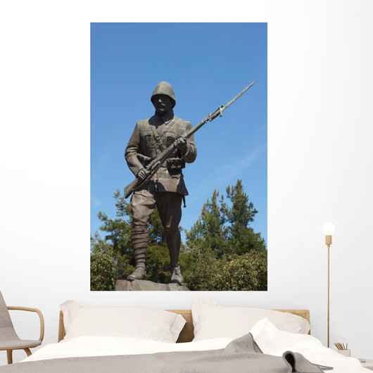 Statue of a Turk Unknown WWI Soldier Wall Mural