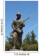 Statue of a Turk Unknown WWI Soldier Wall Mural