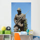 Statue of a Turk Unknown WWI Soldier Wall Mural