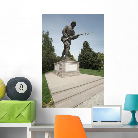 Statue of a Turk Unknown WWI Soldier Wall Mural