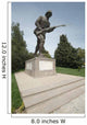 Statue of a Turk Unknown WWI Soldier Wall Mural