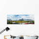 View for panorama in Vang Vieng, Laos. Wall Mural