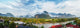 View For Panorama In Vang Vieng, Laos. Wall Decal
