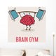 Brain Gym Wall Mural