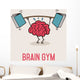 Brain Gym Wall Mural