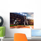 Professional baseball players on  grand arena Wall Mural
