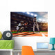 Professional baseball players on  grand arena Wall Mural