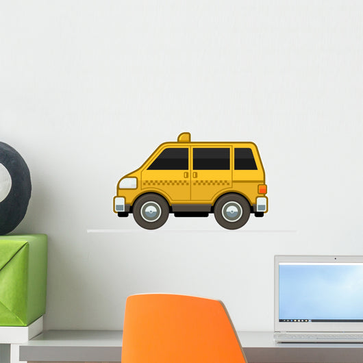 Taxi Car Wall Decal