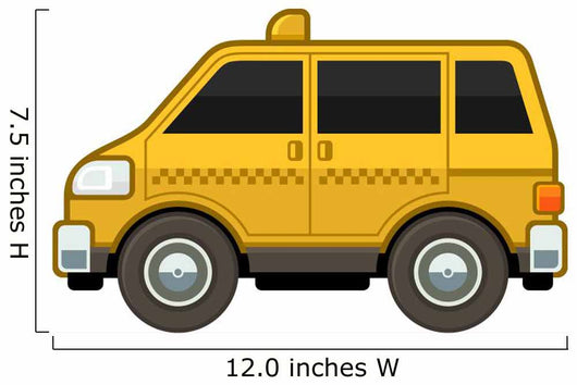 Taxi Car Wall Decal