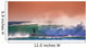 Surfer on Blue Ocean Wave in Bali Wall Mural
