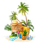 Palm Beach Travel Wall Decal