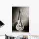 vintage jazz guitar Wall Mural
