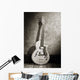 vintage jazz guitar Wall Mural