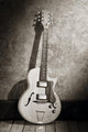 Vintage Jazz Guitar Wall Decal