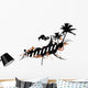 abstract skateboard 3 Wall Decal