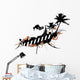 abstract skateboard 3 Wall Decal