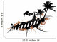 abstract skateboard 3 Wall Decal
