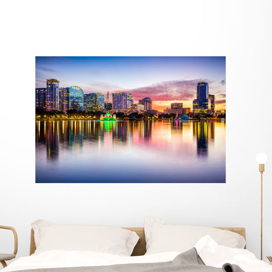 Orlando, Florida, USA Skyline Wall Mural