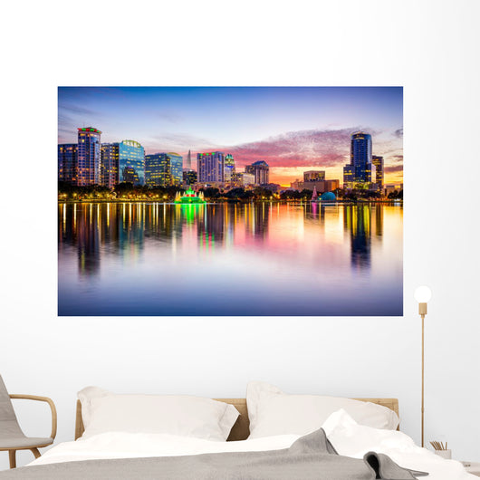 Orlando, Florida, USA Skyline Wall Mural