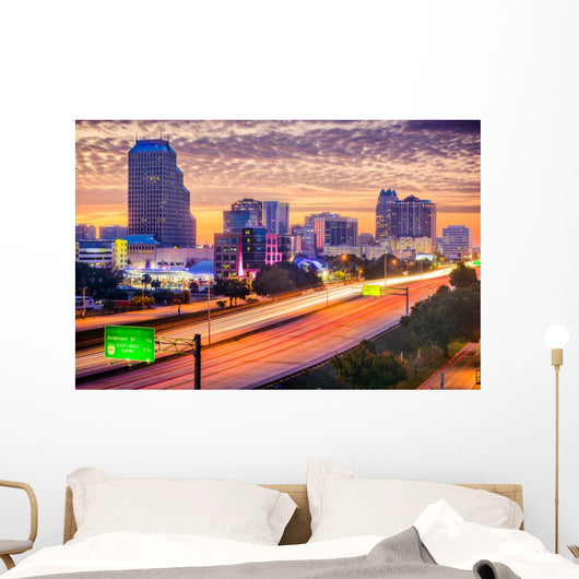 Orlando, Florida Skyline Wall Mural