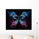 Butterfly Made Flourish Abstract Wall Decal