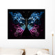 Butterfly Made Flourish Abstract Wall Decal